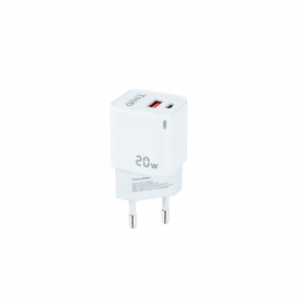 CARGADOR DE PARED TOOQ USB-C PD USB-A QC 20W