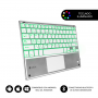 TECLADO TABLET SUBBLIM SMART BACKLIT BT KEYBOARD TOUCHPAD SILVER