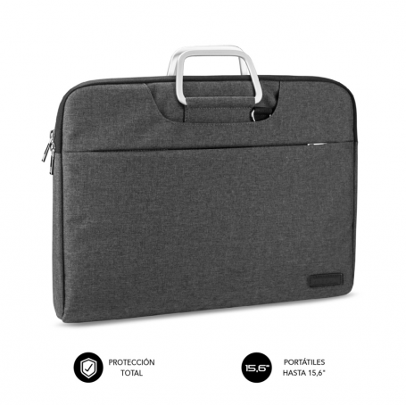 FUNDA PORTATIL SUBBLIM BUSINESS LAPTOP SLEEVE 15,6" GREY