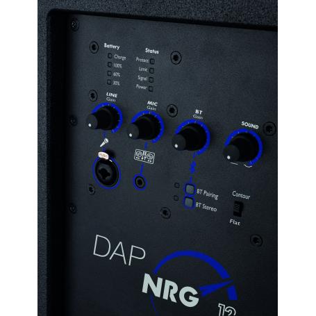 DAP NRG-12 Mobile Altavoz de batería de 12" con Bluetooth 5.0