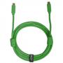 U99001GR - ULTIMATE AUDIO CABLE USB 3.2 C-C GREEN STRAIGHT 1,5M