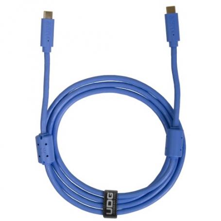 U99001LB - ULTIMATE AUDIO CABLE USB 3.2 C-C BLUE STRAIGHT 1,5M