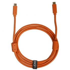 U99001OR - ULTIMATE AUDIO CABLE USB 3.2 C-C ORANGE STRAIGHT 1,5M