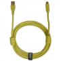 U98001YL - ULTIMATE AUDIO CABLE USB 3.0 C-A YELLOW STRAIGHT 1,5M