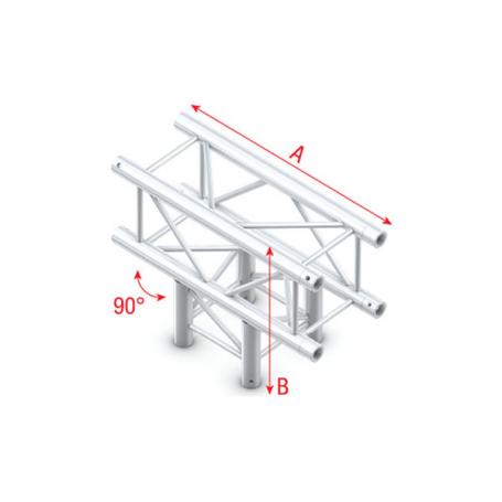 Milos T-Cross 3-way Pro-30 Square P Truss - Imagen 1