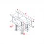 Milos T-Cross 3-way Pro-30 Square P Truss - Imagen 1