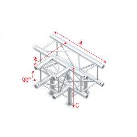 Milos T-Cross + Down 4-way Pro-30 Square P Truss - Imagen 1