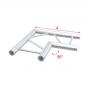 Milos Corner 90° horizontal Pro-30 Step P Truss - Imagen 1