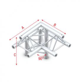 Milos Corner 90° down left, apex up Pro-30 Triangle P Truss - Imagen 1