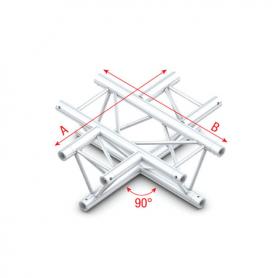 Milos 90° 4-way horizontal Pro-30 Triangle P Truss - Imagen 1