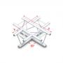 Milos 90° 4-way horizontal Pro-30 Triangle P Truss - Imagen 1