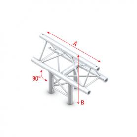 Milos T-Cross vertical 3-way, apex up Pro-30 Triangle P Truss - Imagen 1