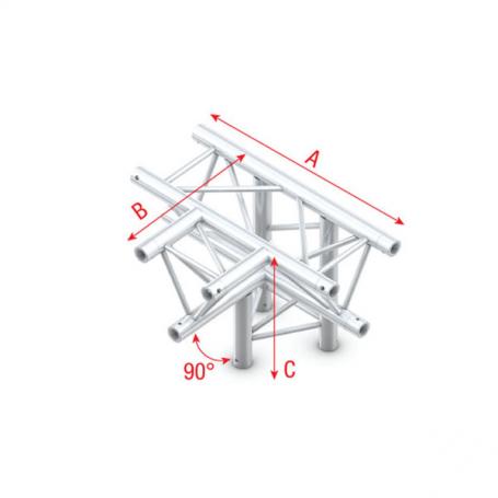 Milos T-Cross + down 4-way Pro-30 Triangle P Truss - Imagen 1