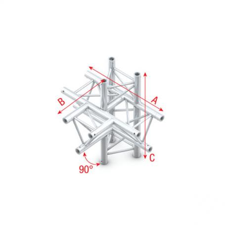 Milos T-Cross + up/down 5-way Pro-30 Triangle P Truss - Imagen 1