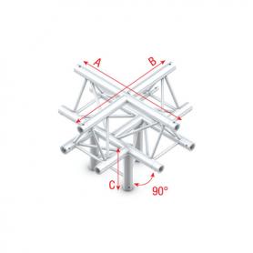 Milos Cross + down 5-way, apex up Pro-30 Triangle P Truss - Imagen 1