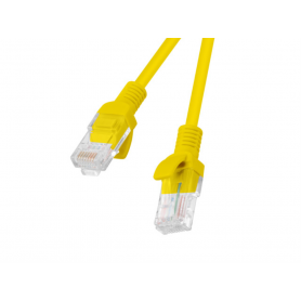 CABLE RED LANBERG LATIGUILLO CAT.6 UTP 10M AMARILLO FLUKE PASSED