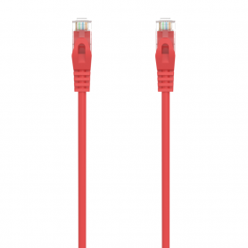 CABLE RED AISENS LATIGUILLO RJ45 LSZH CAT.6A UTP AWG24 1.5M ROJO