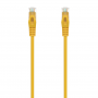 CABLE RED AISENS LATIGUILLO RJ45 LSZH CAT.6A UTP AWG24 25CM AMARILLO