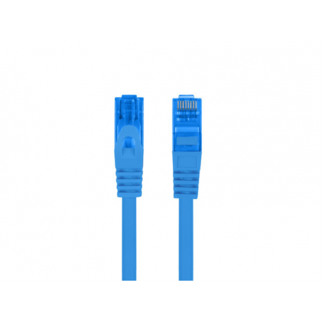 CABLE RED LANBERG LATIGUILLO CAT.6A S/FTP LSZH CCA 5M AZUL FLUKE PASSED