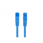 CABLE RED LANBERG LATIGUILLO CAT.6A S/FTP LSZH CCA 5M AZUL FLUKE PASSED