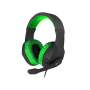 AURICULARES GAMING GENESIS ARGON 200 2.0 MINI JACK NEGRO-VERDE