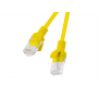 CABLE RED LANBERG LATIGUILLO CAT.6 UTP 1.5M AMARILLO FLUKE PASSED