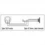 DAP XGA35 - XLR/M 3p. > Jack/F Balanced - Imagen 2