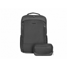 MOCHILA NATEC KUDU PLUS PARA PORTATIL HASTA 15.6" NEGRA CON ORGANIZADOR 16 LTRS