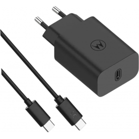 CARGADOR DE PARED MOTOROLA 30W 1XUSB-C + CABLE