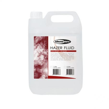 Showtec Hazer Fluid 5 litros, listo para usar, a base de aceite - Imagen 1