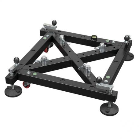 Showtec Stabilizer Base with wheels Acero - Imagen 1