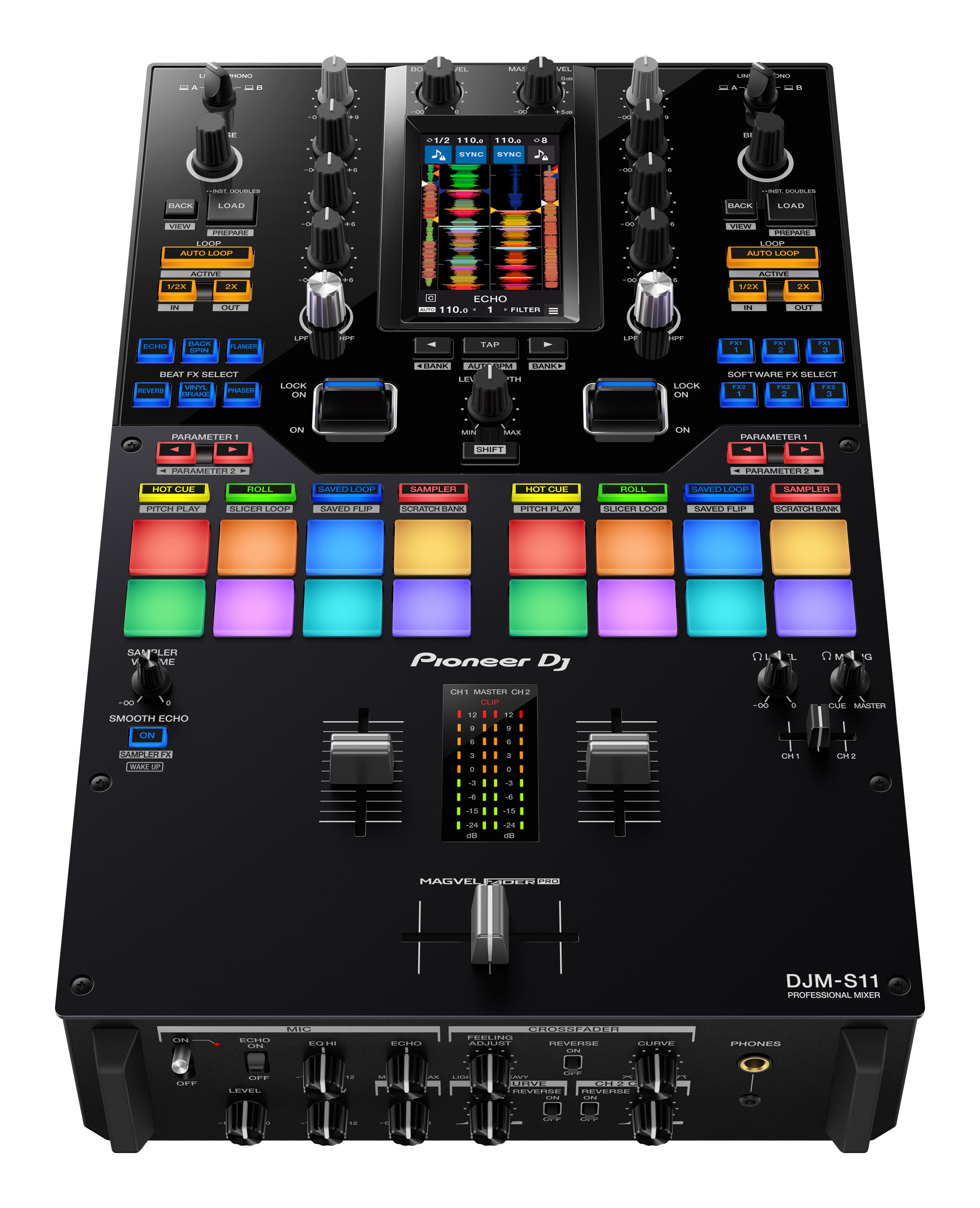 Pioneer DJM-S9 - mesa de mezclas DJ de 2 canales Scratch Style para Serato  DJ Pro/rekordbox