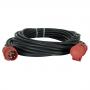 Showtec Motorcable 20 m, CEE 4P 16A Rojo - Imagen 1