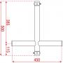 Showtec T-Downrigger Aluminio (FT/FQ) - Imagen 3