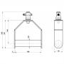 Showtec Single Downrigger Aluminio (FT/FQ) - Imagen 2