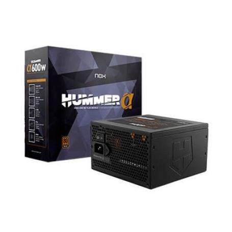 FUENTE DE ALIMENTACION ATX 600W NOX HUMMER ALPHA  X600W - Imagen 1