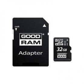 MEM MICRO SD 32GB GOODRAM M1AA CL10 UHS-I+ADAPT - Imagen 1