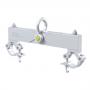 Milos Ceiling Support 290-400 mm, aluminio - Imagen 1