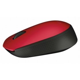 RATON OPTICO LOGITECH M171 WIRELESS ROJO - Imagen 1