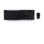 TECLADO+RATON LOGITECH MK270 WIRELESS NEGRO - Imagen 1