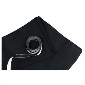 Showtec Skirt for Stage-elements 6 m (ancho) - 1 m (alto), negro, sin acabado - Imagen 1