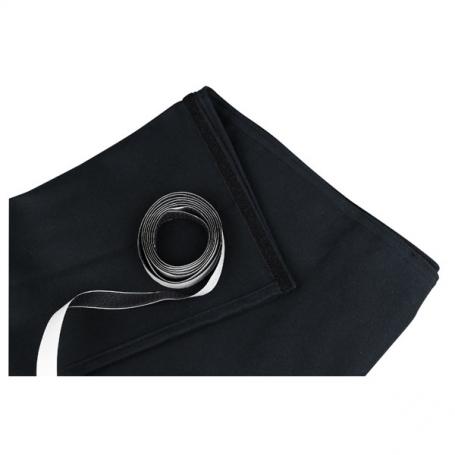 Showtec Skirt for Stage-elements 6 m (ancho) - 60 cm (alto), negro, sin acabado - Imagen 1