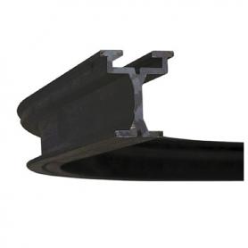 Wentex Eurotrack - Corner 90° - Black R=1000mm - stop 200mm - Imagen 1