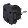 DAP UK to Schuko Plug adapter 230 V/240 V - Imagen 1