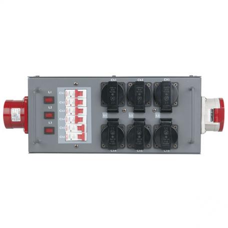 Showtec Split Power 32 Distribuidor con fusible - Imagen 1