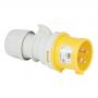 PCE CEE 16A 110V 4p Plug Male Amarillo, IP44 - Imagen 1