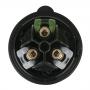 PCE CEE 16A 240V 3p Plug Male Negro, Turbo Twist, IP44 - Imagen 2