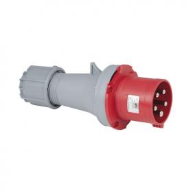 PCE CEE 63A 400V 5p Plug Male Rojo, IP44 - Imagen 1