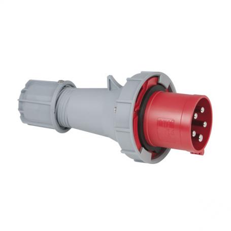 PCE CEE 63A 400V 5p Plug Male Rojo, IP67 - Imagen 1