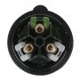 PCE CEE 16A 240V 3p Plug Female Negro, Turbo Twist, IP44 - Imagen 2